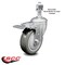 Service Caster 4 Inch Gray Polyurethane Wheel Swivel 12mm Stem Caster with Total Lock Brake SCC-TSTTL20S414-PPUB-M1215 - alternate 4